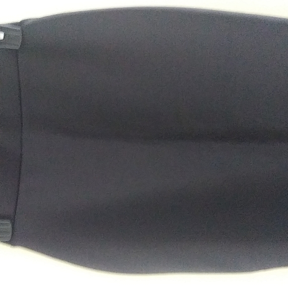 Asymmetrical Black Pencil Skirt Sz XS - Picture 2 of 7